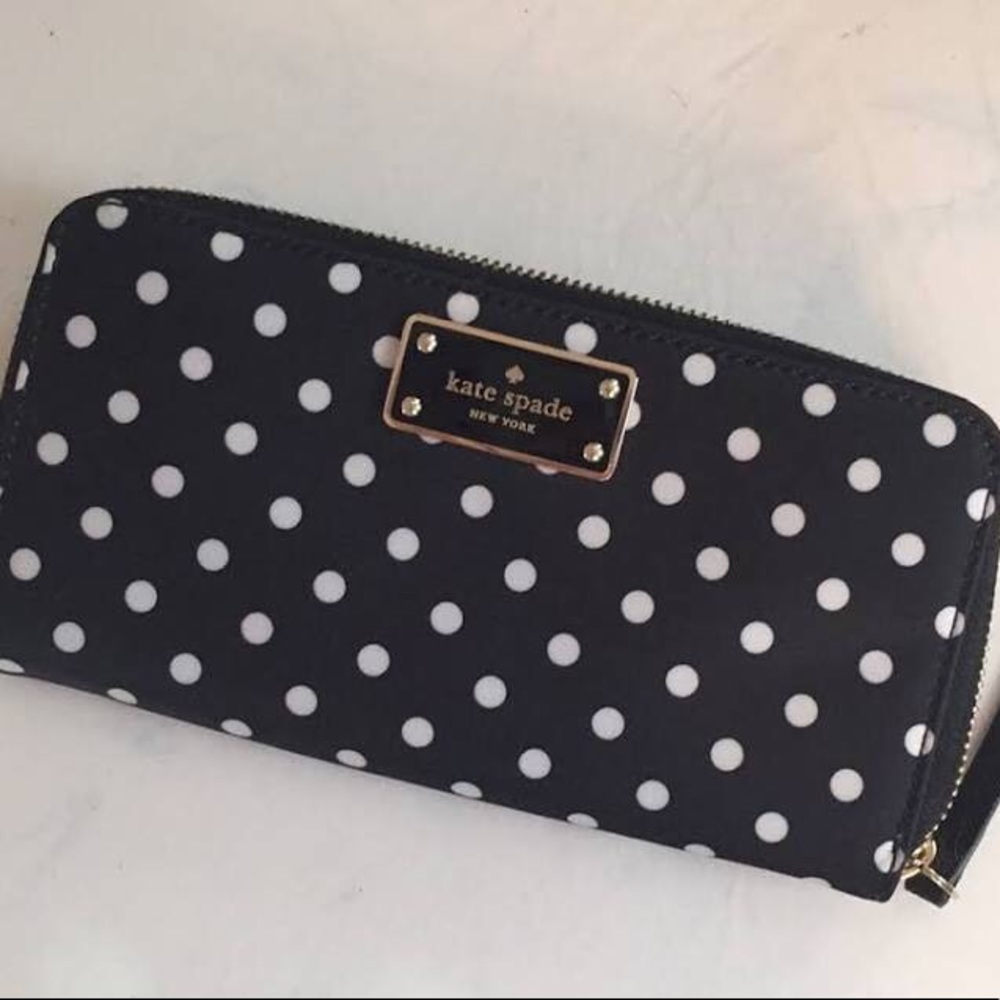 Authentic Kate Spade Polka Dot Wallet